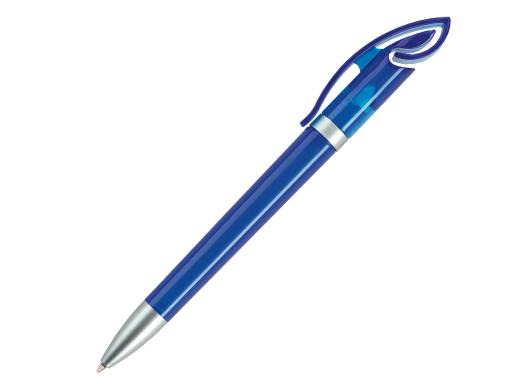 Ручка шариковая, пластик, синий, прозрачный Cobra артикул CTS-1020
