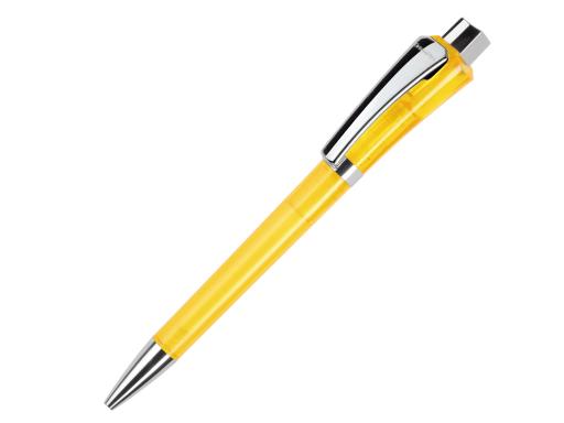 Ручка шариковая, пластик, желтый, прозрачный Optimus артикул OPMT-1080