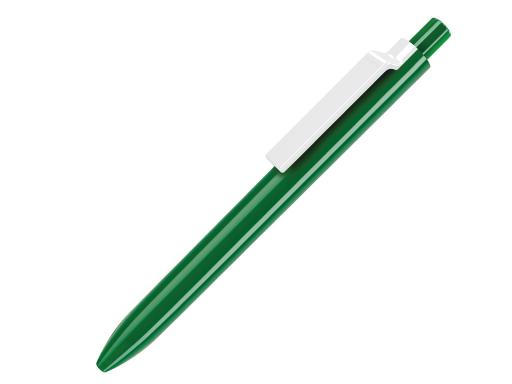 Ручка шариковая, пластик, темно-зеленый/белый Eris артикул ER-4099