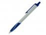 Ручка шариковая, пластик, резина, белый/синий, VIVA артикул AH5841/BU