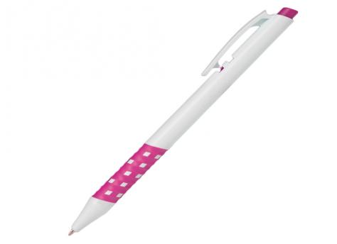 Ручка шариковая, пластик, белый/розовый, Pixel артикул 201116-A/PK