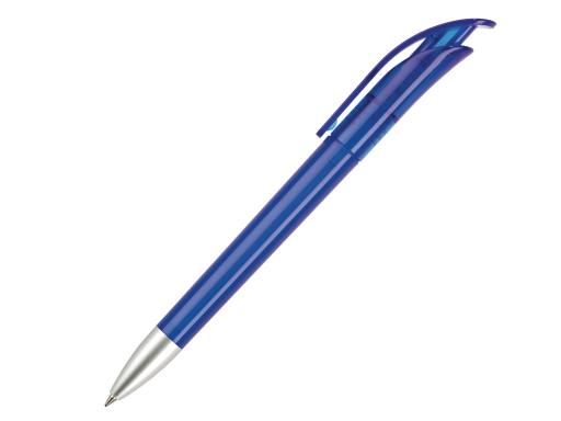 Ручка шариковая, пластик, синий, прозрачный Focus артикул FTS-1020