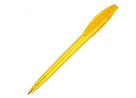 Ручка шариковая, пластик, желтый, прозрачный SLIM артикул SLT-1080
