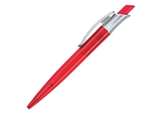 Ручка шариковая, пластик, красный/серебро Gladiator артикул GTS-1030