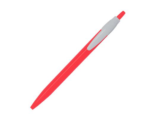 Ручка шариковая, Simple, пластик, красный/белый артикул 501010-B/RD