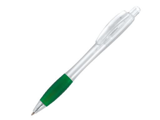 Ручка шариковая, пластик, прозрачный/зеленый Aston артикул AT-1099/1040