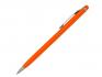 Ручка шариковая, СЛИМ СМАРТ, металл, оранжевый/серебро артикул 007/OR-OR