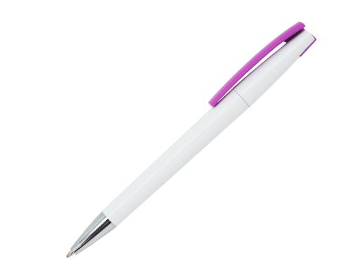 Ручка шариковая, пластик, белый/фиолетовый, Z-PEN артикул 201020-A/VL