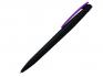 Ручка шариковая, пластик, софт тач , черный/фиолетовый, Z-PEN Color Mix артикул 201020-BR/BK-VL