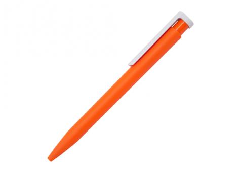 Ручка шариковая Stanley, пластик, софт тач, оранжевый/белый артикул 201132-BR/OR