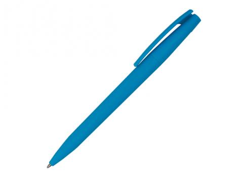 Ручка шариковая, пластик, софт тач, голубой/голубой, Z-PEN Color Mix артикул 201020-BR/LBU-LBU