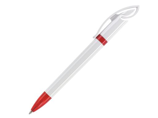 Ручка шариковая, пластик, белый/красный Cobra артикул C-99/1030