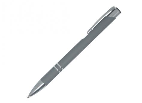 Ручка шариковая, COSMO Soft Touch, металл, серый артикул SJ/R-GY