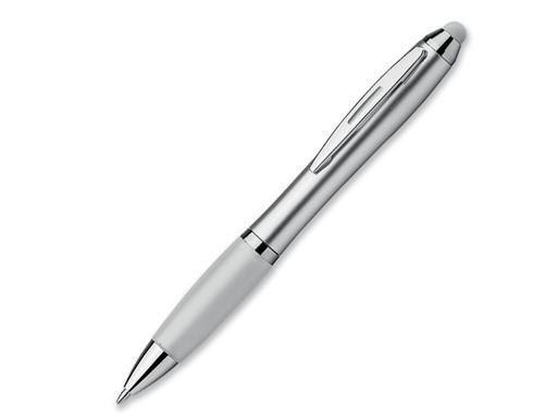Ручка шариковая, пластик, белый/серебро Arnie артикул 12526-TW