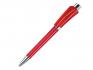 Ручка шариковая, пластик, красный, прозрачный Optimus артикул OPT-1030