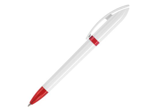 Ручка шариковая, пластик, белый/красный Polo артикул PO-99/1030