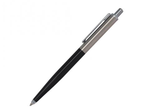 Ручка шариковая, металл/пластик, черный/серебро, Best Point Metal артикул 2000-B/BK
