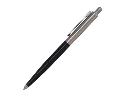 Ручка шариковая, металл/пластик, черный/серебро, Best Point Metal артикул 2000-B/BK