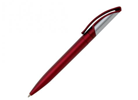 Ручка шариковая, пластик, красный/серебро артикул 1088B/RD