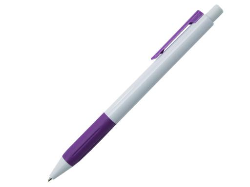 Ручка шариковая, пластик, белый/фиолетовый, Venice артикул 1005-A/VL