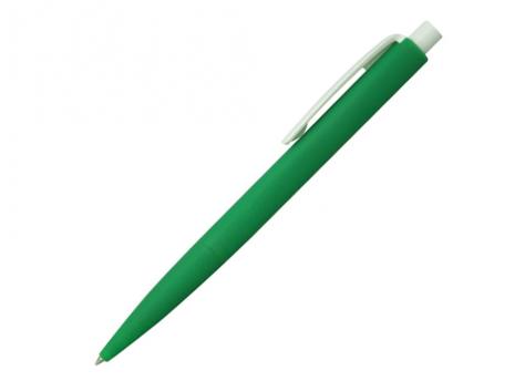 Ручка шариковая, пластик, софт тач, зеленый/белый 348, Танго артикул PS02-2R/GR-348