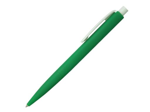 Ручка шариковая, пластик, софт тач, зеленый/белый 348, Танго артикул PS02-2R/GR-348
