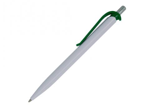 Ручка шариковая, пластик, белый/зеленый, Efes артикул 401018-A/GR-348