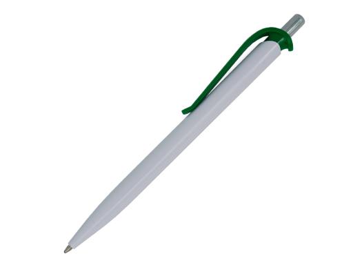 Ручка шариковая, пластик, белый/зеленый, Efes артикул 401018-A/GR-348