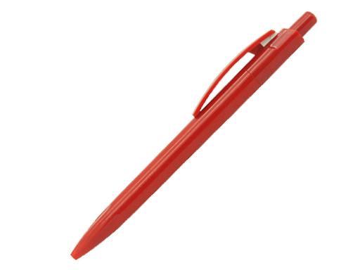 Ручка шариковая, пластик, красный/белый артикул 9733/RD