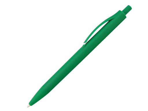 Ручка шариковая, пластик, софт тач, зеленый артикул 201056-AR/GR