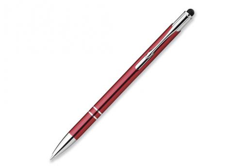 Ручка шариковая, металл, бордовый Oleg Slim артикул 12574-34