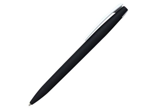 Ручка шариковая, пластик, софт тач, черный/белый, Z-PEN артикул 201020-BR/BK