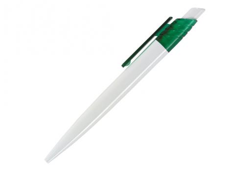 Ручка шариковая, пластик, белый/зеленый Dream артикул DV-99/1040