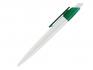 Ручка шариковая, пластик, белый/зеленый Dream артикул DV-99/1040