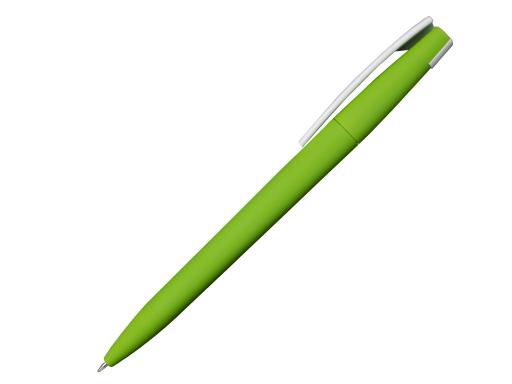 Ручка шариковая, пластик, софт тач, зеленый/белый, Z-PEN артикул 201020-BR/GR-369