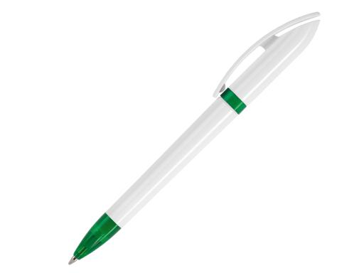 Ручка шариковая, пластик, белый/зеленый Polo артикул PO-99/1040
