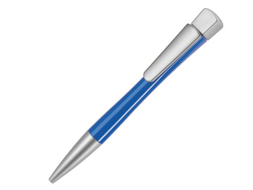 Ручка шариковая, пластик, синий, серебро Lenox артикул LXCS-20