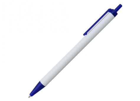 Ручка шариковая, пластик, белый/синий артикул 820/BU
