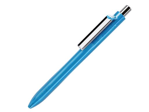 Ручка шариковая, пластик, голубой, прозрачный Eris артикул ERMT-1021