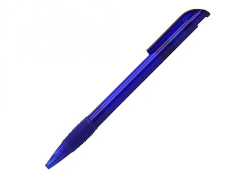 Ручка шариковая, пластик, прозрачный, синий артикул 6137/BU