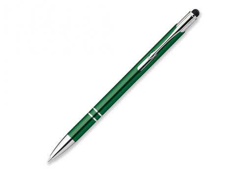 Ручка шариковая, металл, зеленый Oleg Slim артикул 12574-40