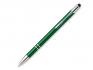 Ручка шариковая, металл, зеленый Oleg Slim артикул 12574-40