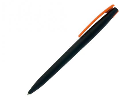 Ручка шариковая, пластик, софт тач, черный/оранжевый, Z-PEN Color Mix артикул 201020-BR/BK-OR