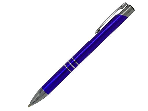 Ручка шариковая Cosmo, металл, синий/серебро артикул SJ/BU-3