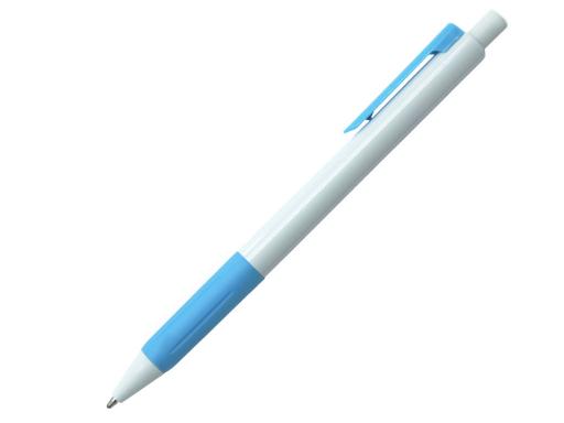 Ручка шариковая, пластик, белый/голубой, Venice артикул 1005-A/LBU