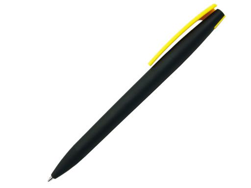 Ручка шариковая, пластик, софт тач, черный/желтый, Z-PEN Color Mix артикул 201020-BR/BK-YE
