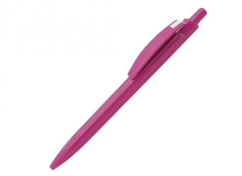 Ручка шариковая, пластик, розовый/белый артикул 9733/PK
