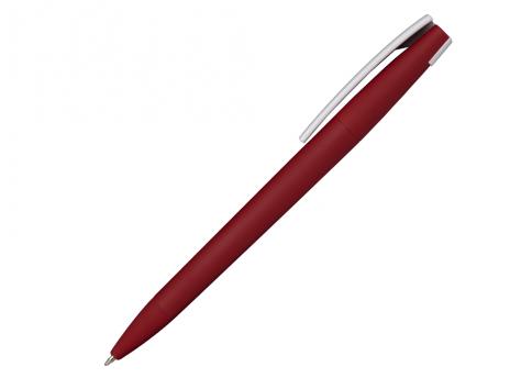 Ручка шариковая, пластик, софт тач, темно-красный/белый, Z-PEN артикул 201020-BR/DRD