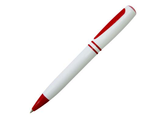 Ручка шариковая, пластик, белый/красный артикул 20101-A/RD