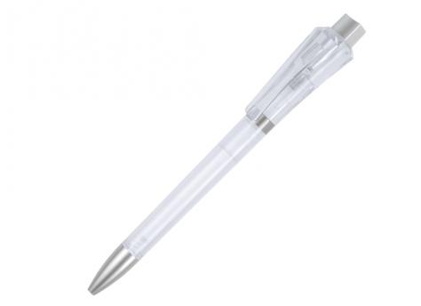 Ручка шариковая, пластик, белый, прозрачный Optimus артикул OPTS-1099